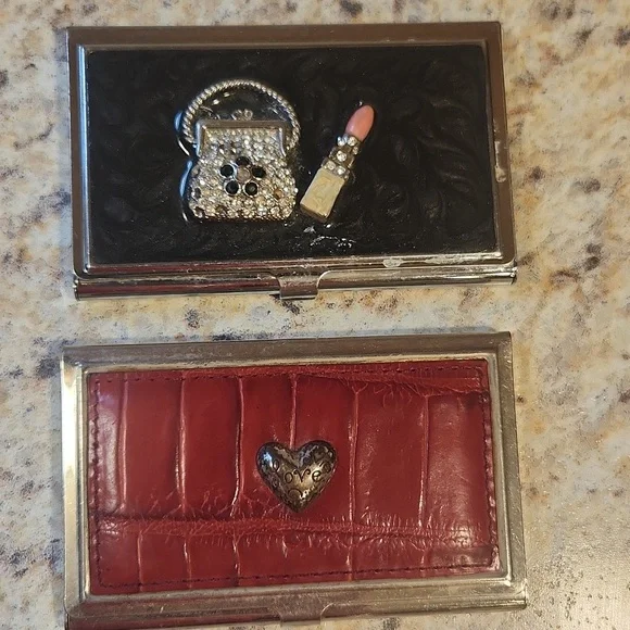 Vintage Trinket Boxes, Compacts, Credit Card Holders Set Of 10 Damaged - Picture 2 of 11